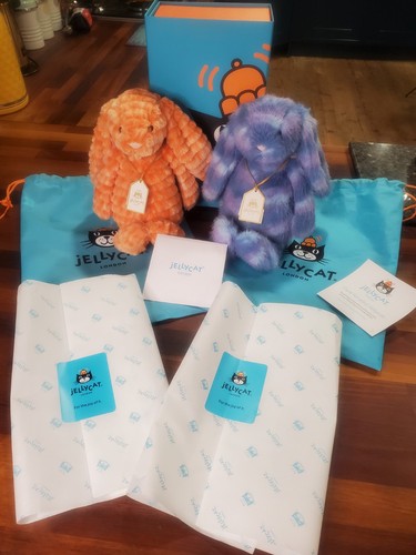 New jellycat fizzleskip bunny - new,