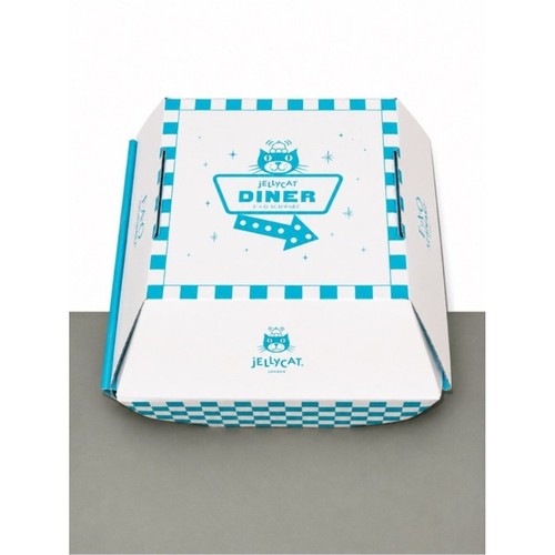 Jellycat diner pizza - diner, box