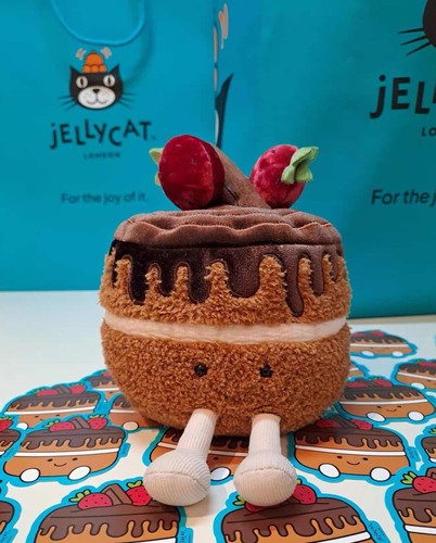 Jellycat glacy chocolate cake - glacy,